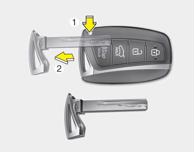 Hyundai Santa Fe Smart key function Smart key Features of your vehicle